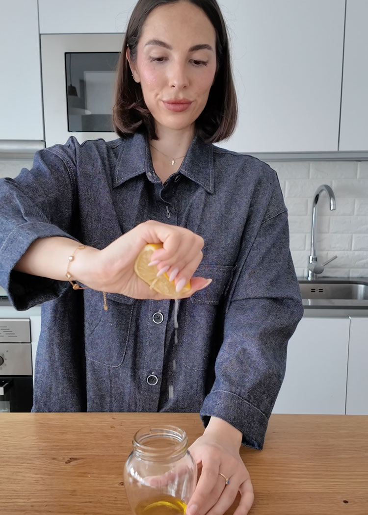 Vinagreta para Ensalada de aguacate y mango