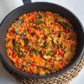 arroz integral de verduras