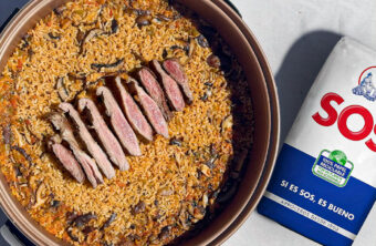 arroz con presa ibérica
