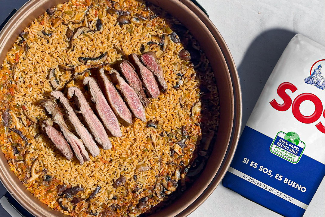 arroz con presa ibérica