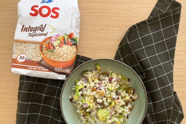 ensalada de arroz integral