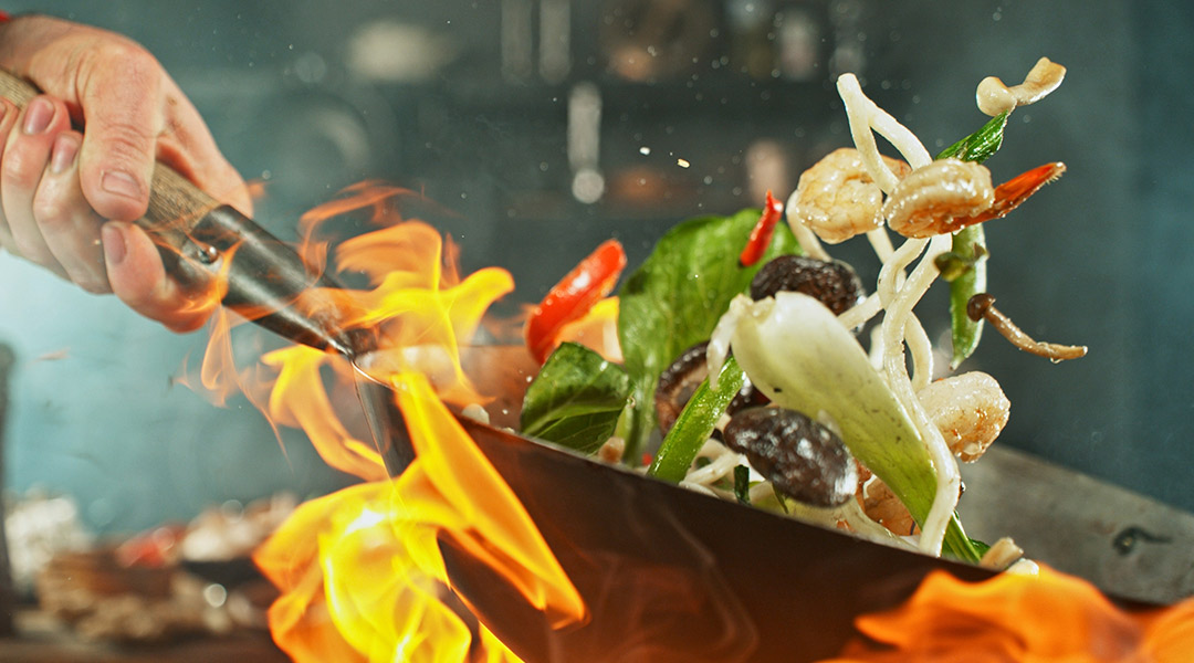 Ingredientes perfectos para saltear