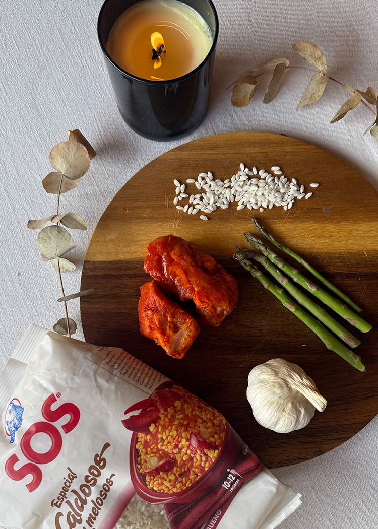 Ingredientes de Arroz con costillas de cerdo