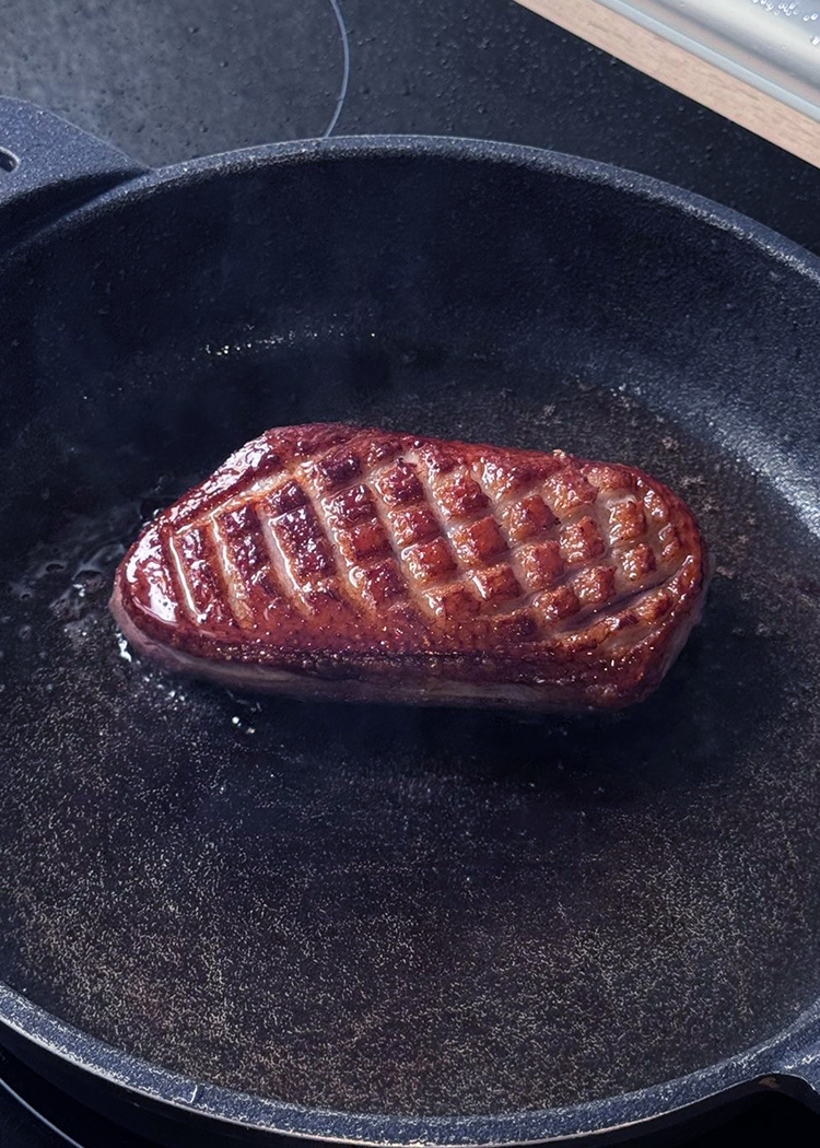 Sellas magret para Fideuá de pato y foie
