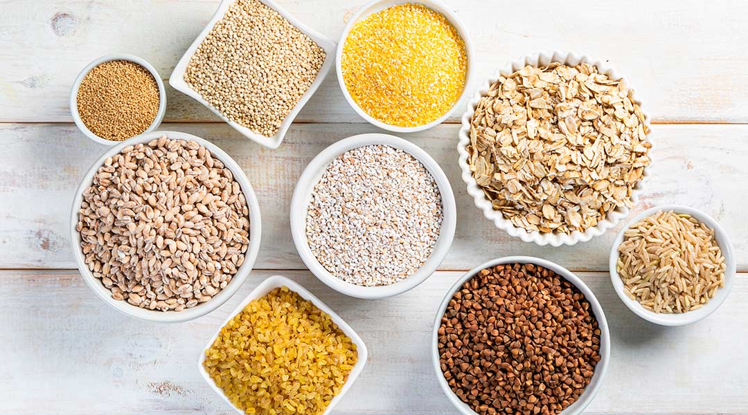 Composición nutricional de cereales integrales: fibra, vitaminas y minerales