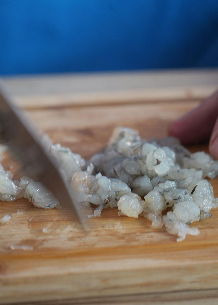 tartar Para arroz con rape y langostinos