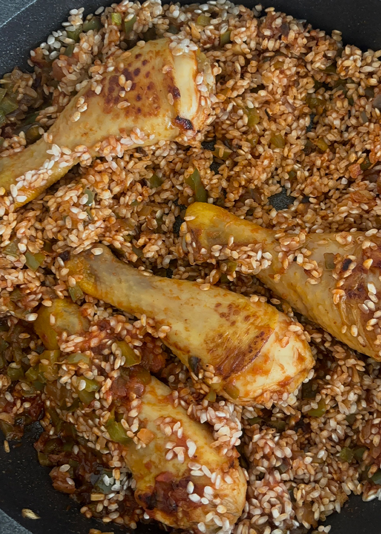 Nacarar arroz para arroz con pollo 