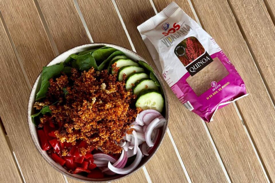 Tabulé de quinoa refrescante y ligero