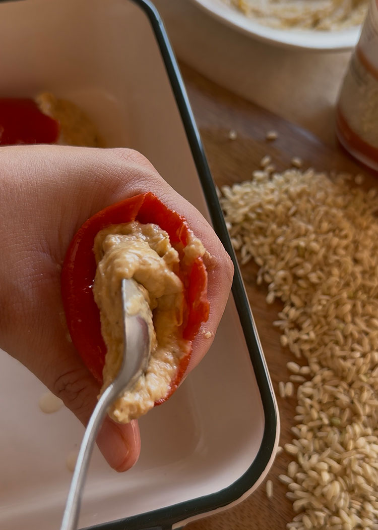 rellenar pimientos para pimientos rellenos con arroz