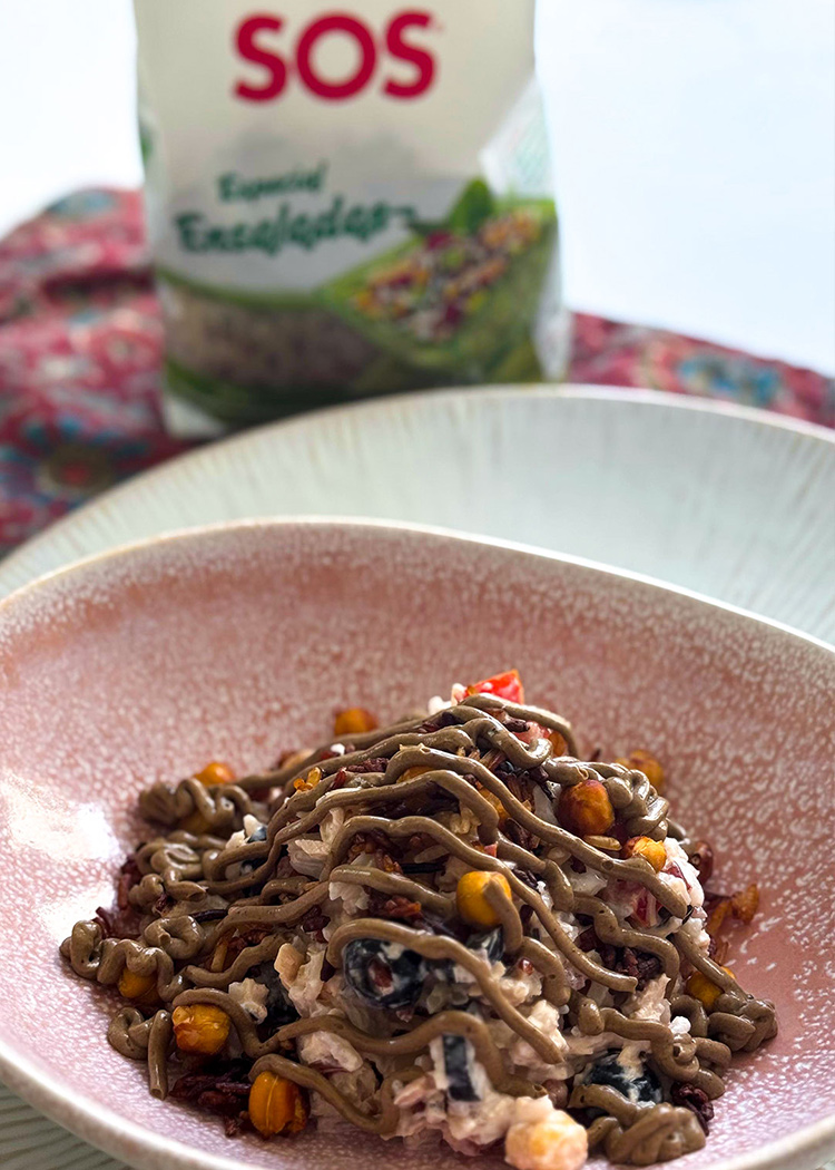 mayonesa para ensalada de garbanzos y arroz