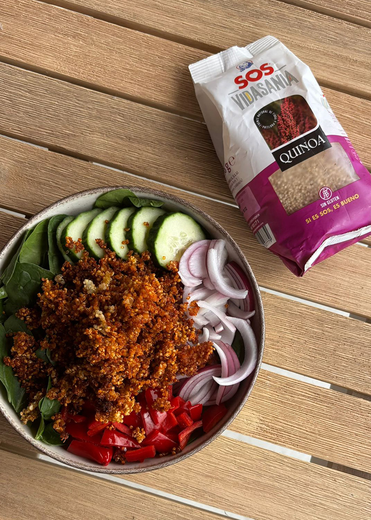 aliño para tabulé de quinoa