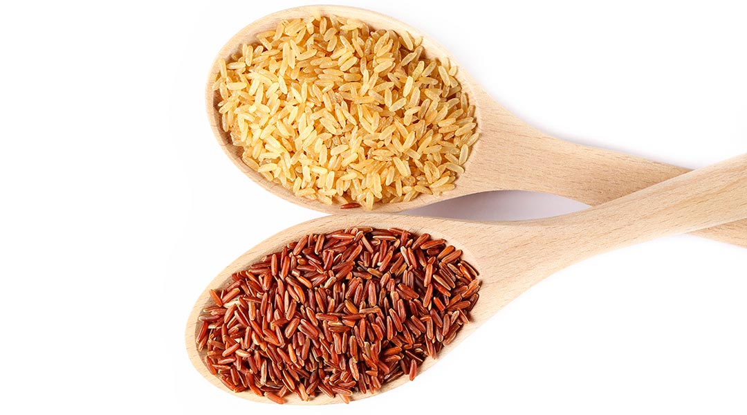 Comparativa entre arroz integral y arroz blanco