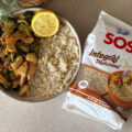 arroz con pollo y brocoli