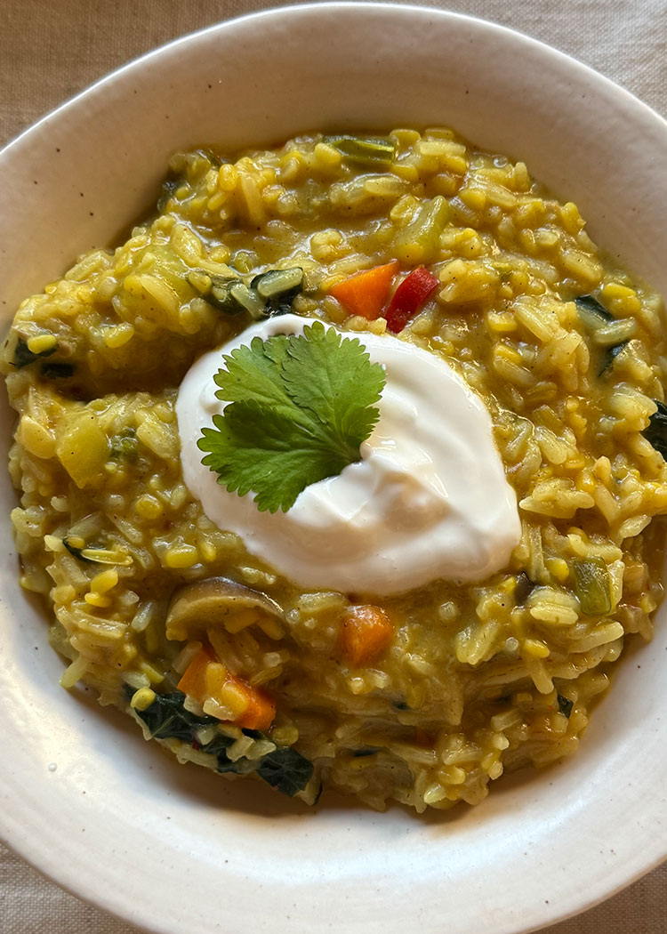Emplatar kitchari