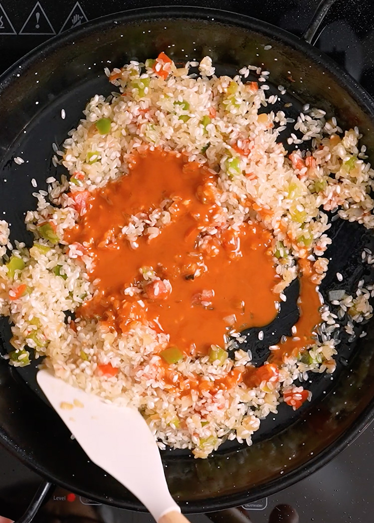 caldo para paella de mariscos