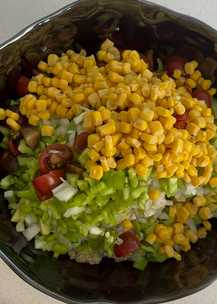 mezclar arroz y quinoa 