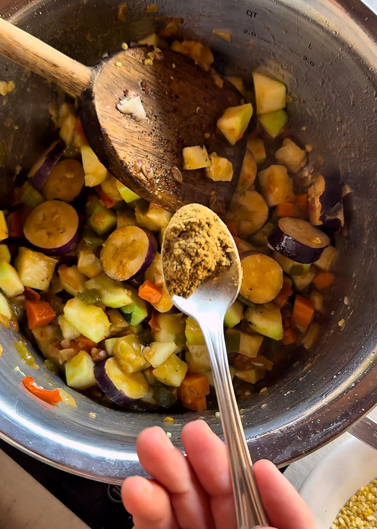aromatizar para kitchari