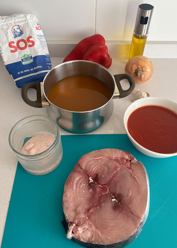 ingredientes para arroz con bonito