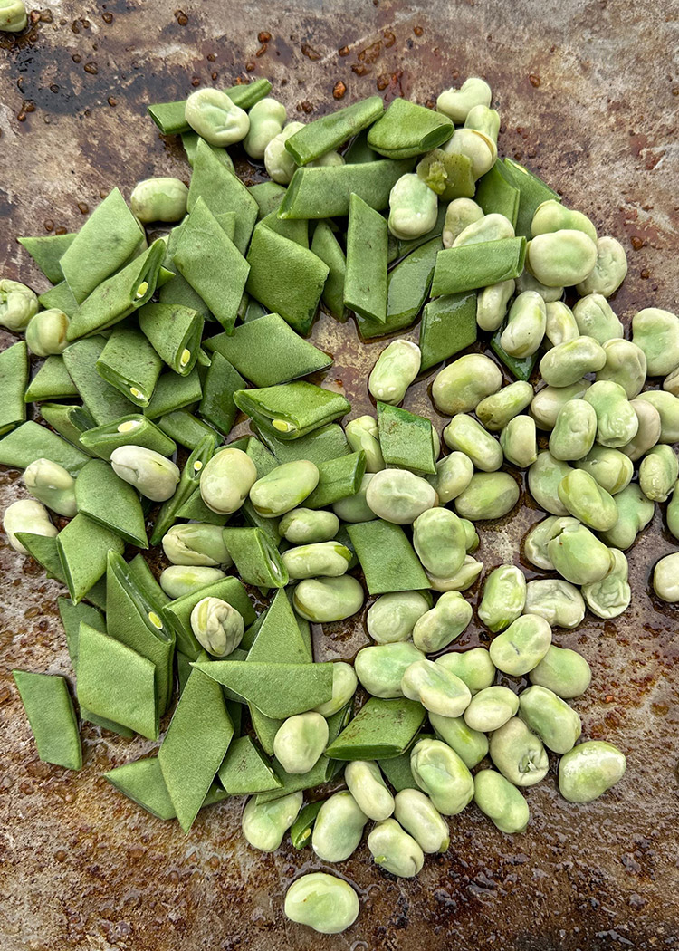 verduras para paella valenciana