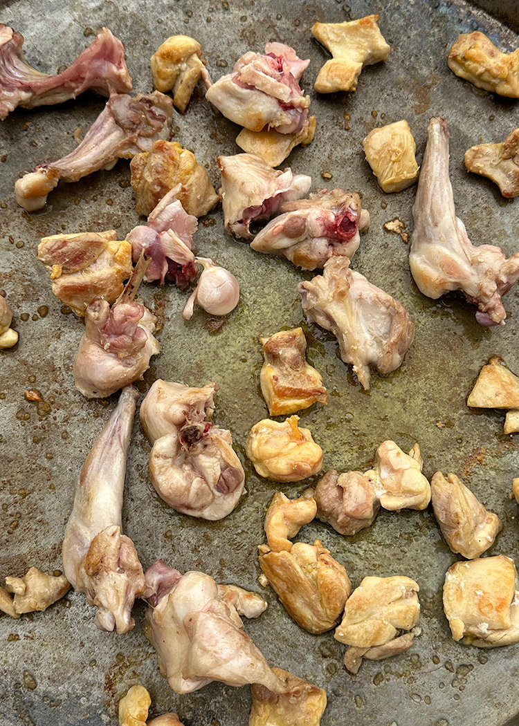 dorar carnes para paella valenciana