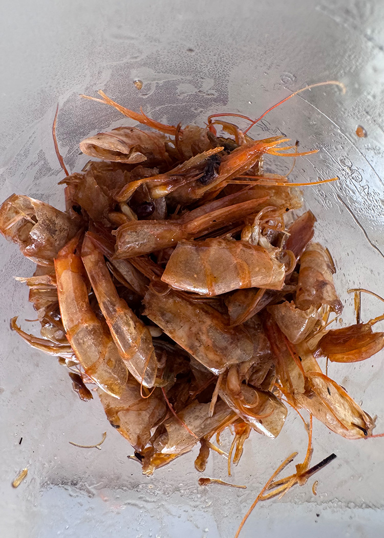 marcar cabezas para arroz caldoso de marisco