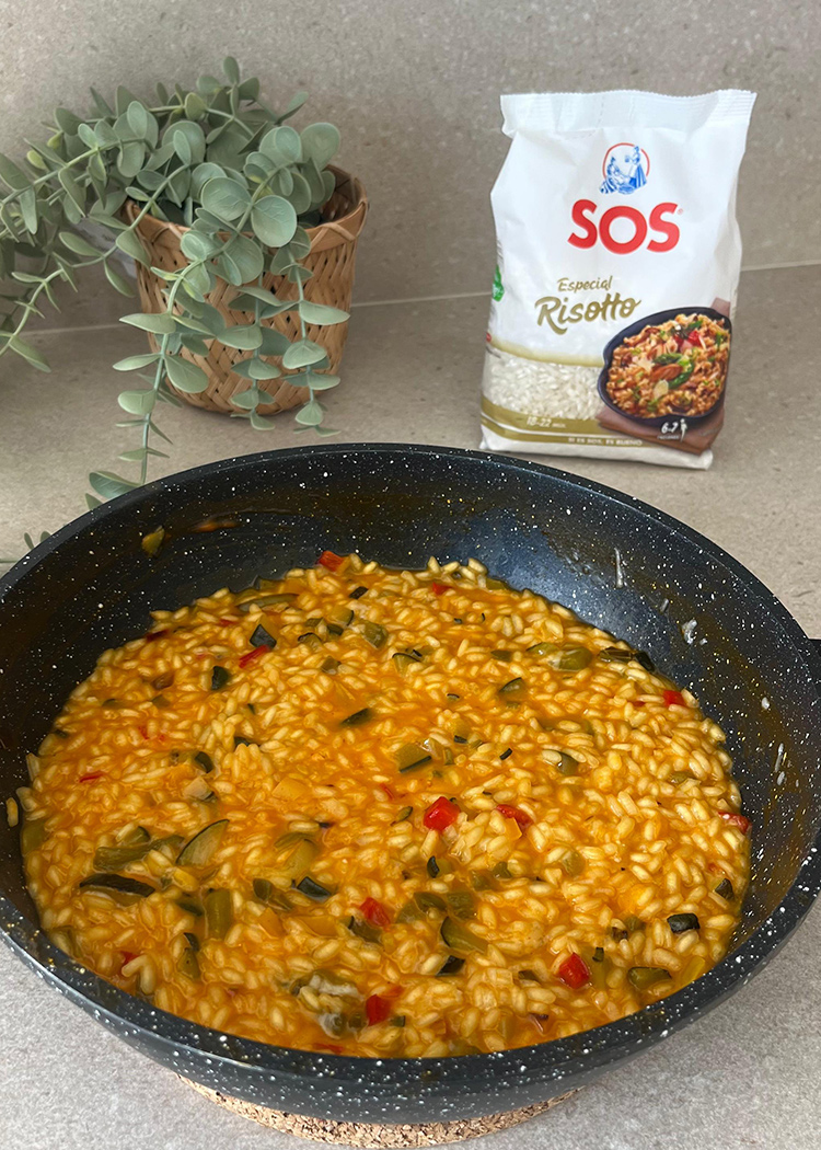 risotto de verduras