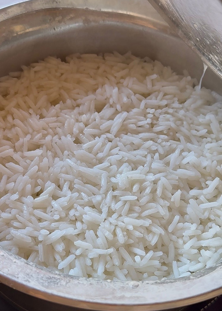 arroz para wok de arroz con verduras