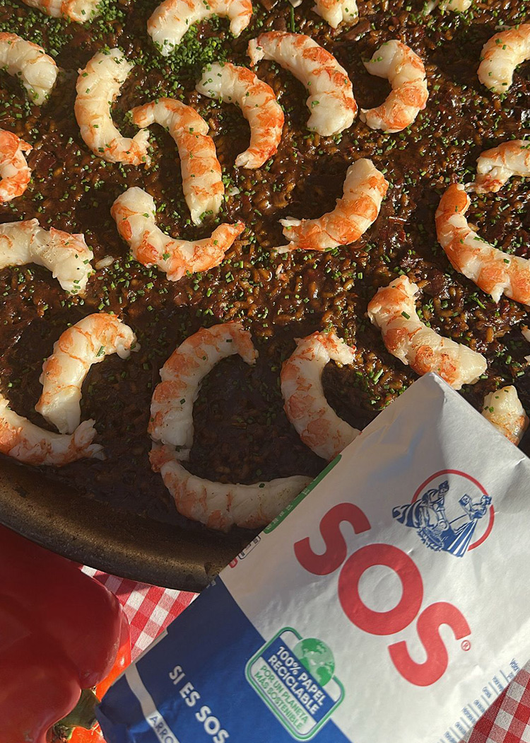 Reposar para arroz socarrat