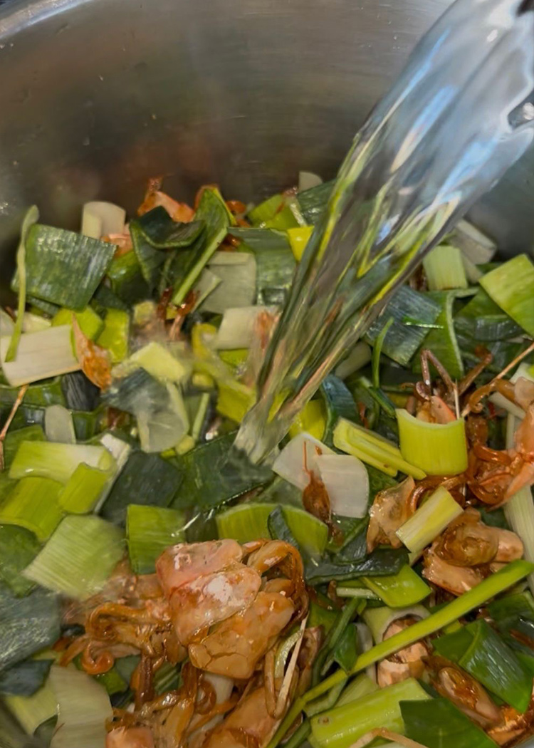 caldo para para arroz socarrat
