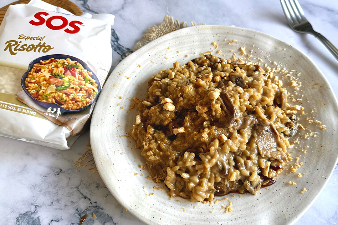 Risotto de boletus fácil y delicioso