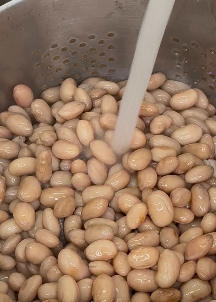 preparar judías para judías pintas con arroz